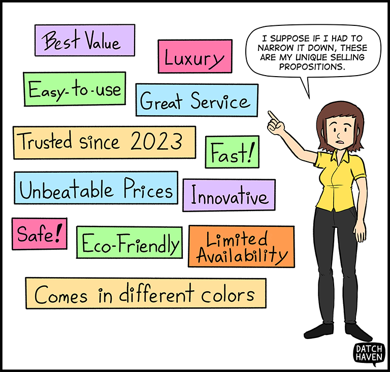 011 - Unique selling proposition(s)