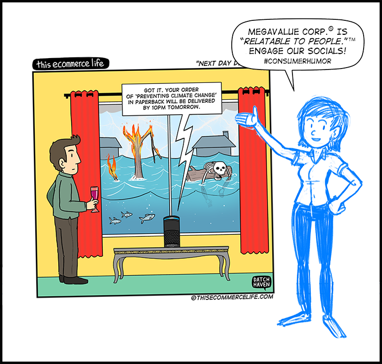 license comic (#019) • ‟Next day delivery!”
