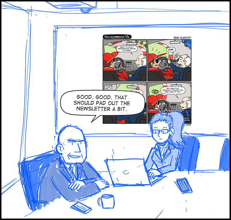 license comic (#010) • ‟Bad clients”