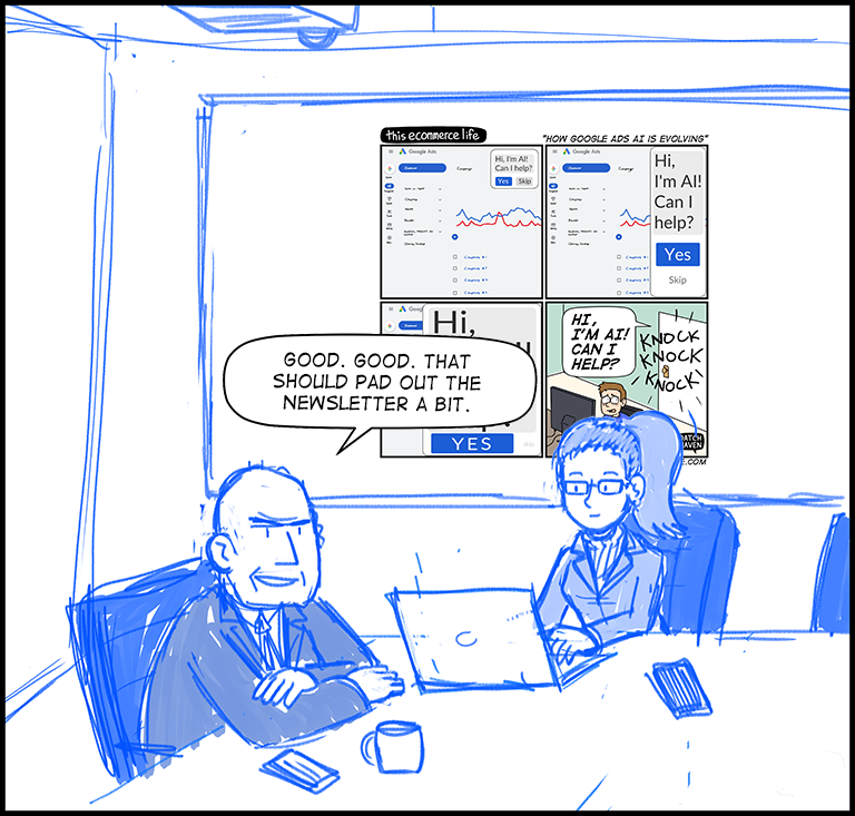 license comic (#018) • ‟How Google Ads AI is evolving”