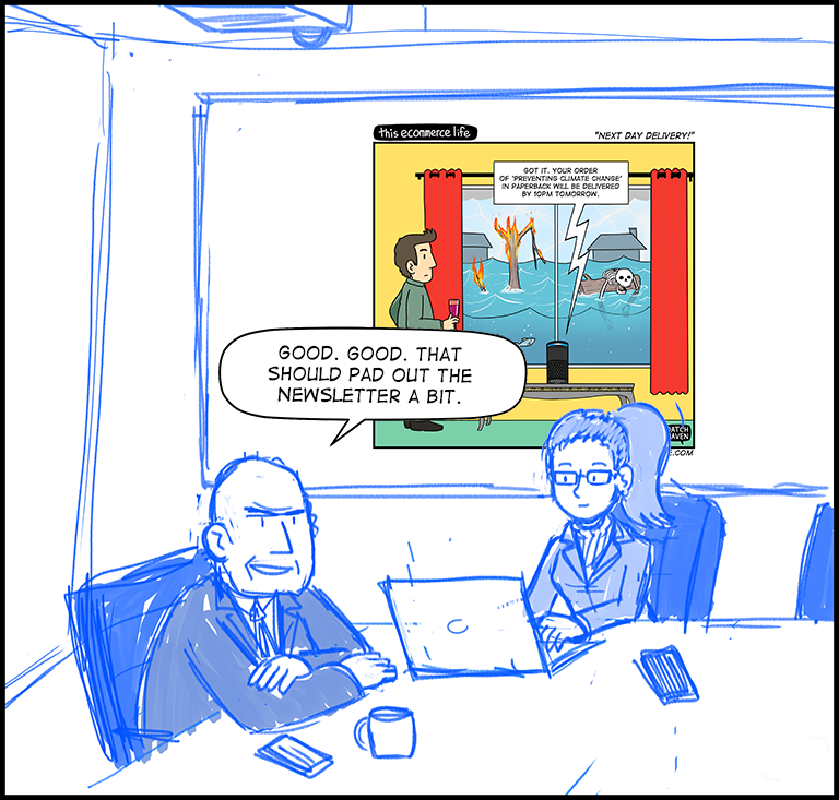 license comic (#019) • ‟Next day delivery!”