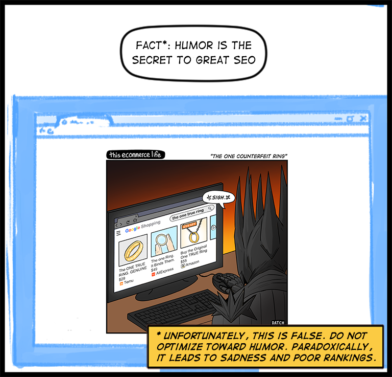 license comic (#013) • ‟The one counterfeit ring”