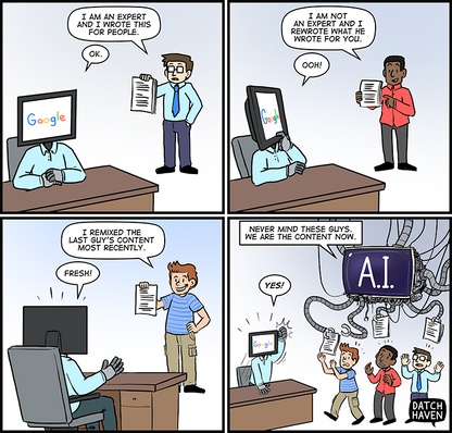 license comic (#027) • ‟Modern SEO explained”