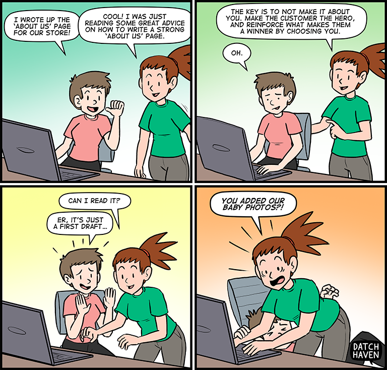 license comic (#022) • ‟About us”