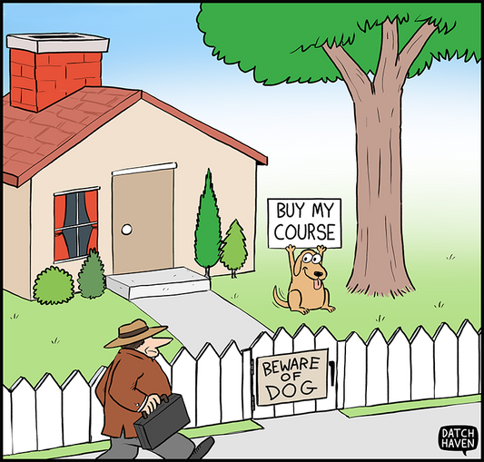 license comic (#007) • ‟Beware of dog”