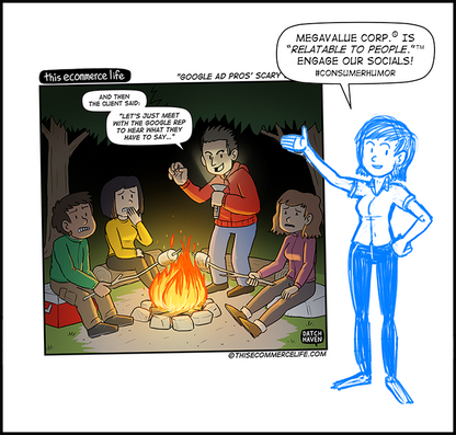license comic (#015) • ‟Google Ad pros’ scary stories”