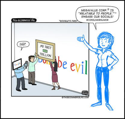 license comic (#032) • ‟Google's first trillion”