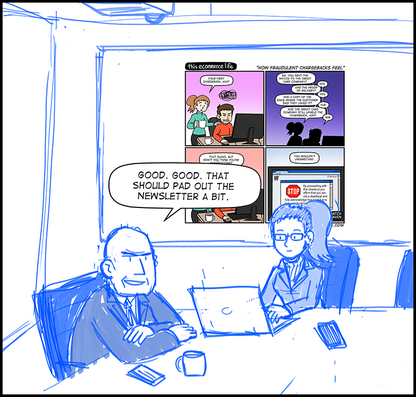 license comic (#003) • ‟How fraudulent chargebacks feel”