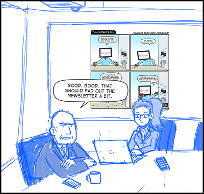 license comic (#033) • ‟Invalid click rate explained”