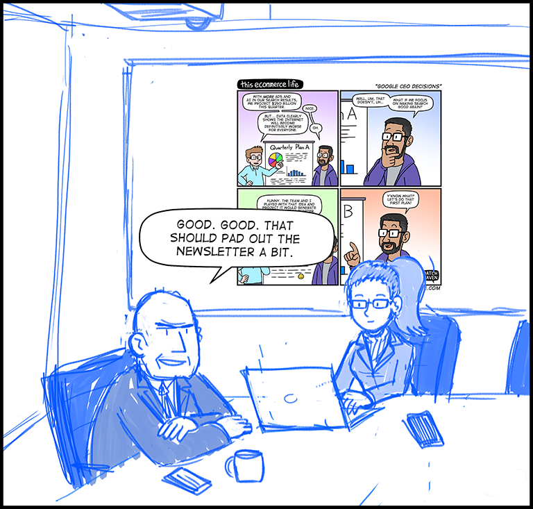 license comic (#036) • ‟Google CEO decisions”