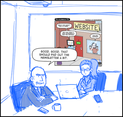 license comic (#038) • ‟Google AI summaries”