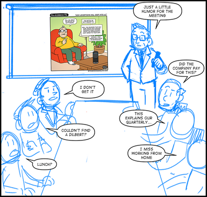 license comic (#016) • ‟How advertising will seep into AI”