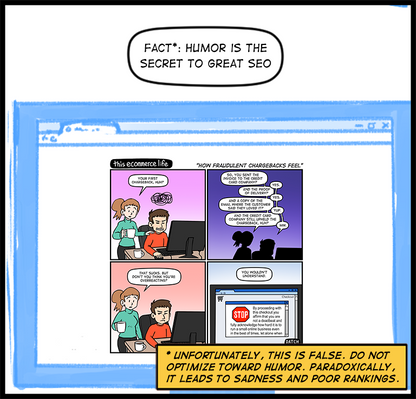 license comic (#003) • ‟How fraudulent chargebacks feel”