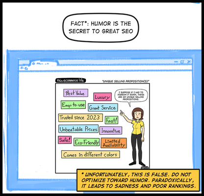 license comic (#011) • ‟Unique selling proposition(s)”