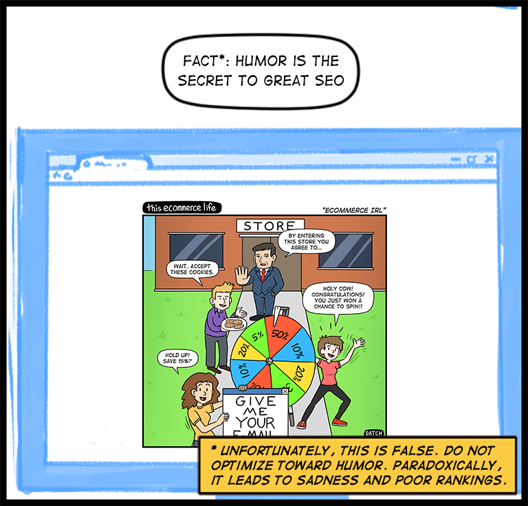 license comic (#012) • ‟eCommerce IRL”