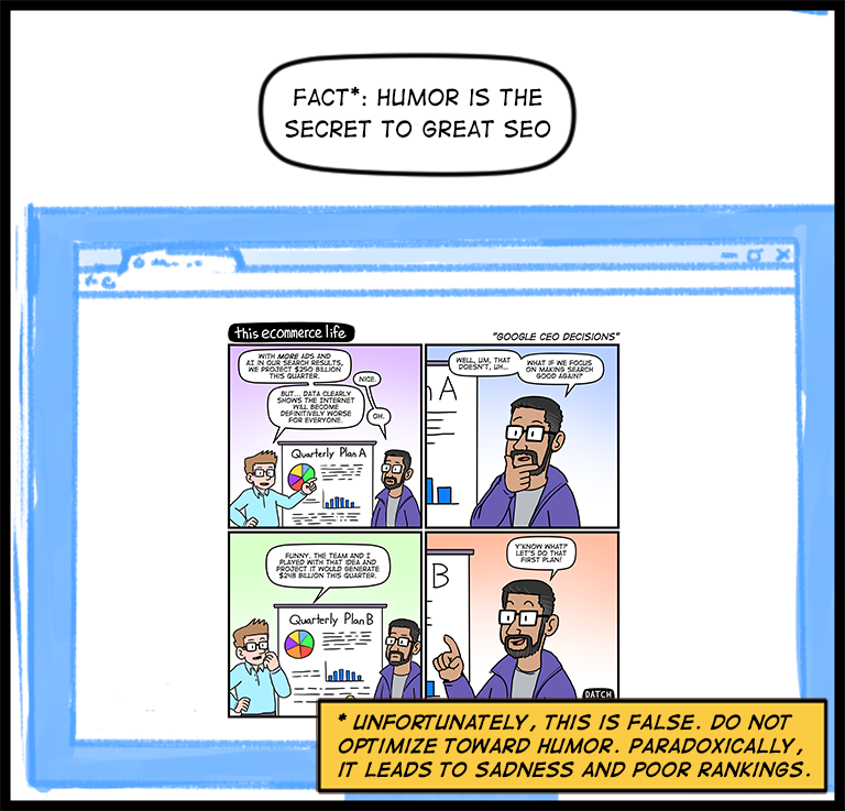 license comic (#036) • ‟Google CEO decisions”