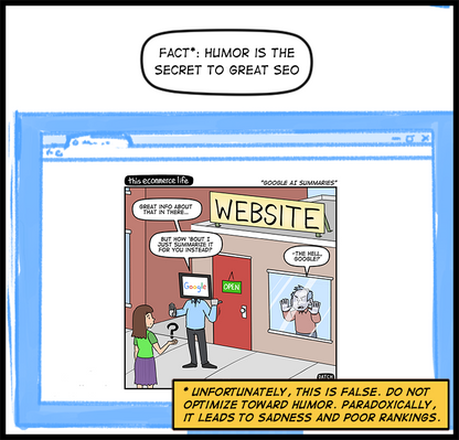 license comic (#038) • ‟Google AI summaries”