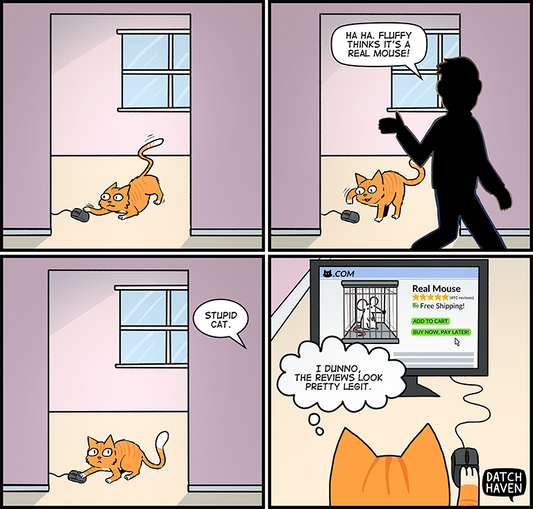 license comic (#024) • ‟Real mouse”