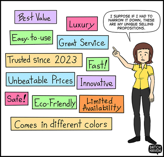 license comic (#011) • ‟Unique selling proposition(s)”