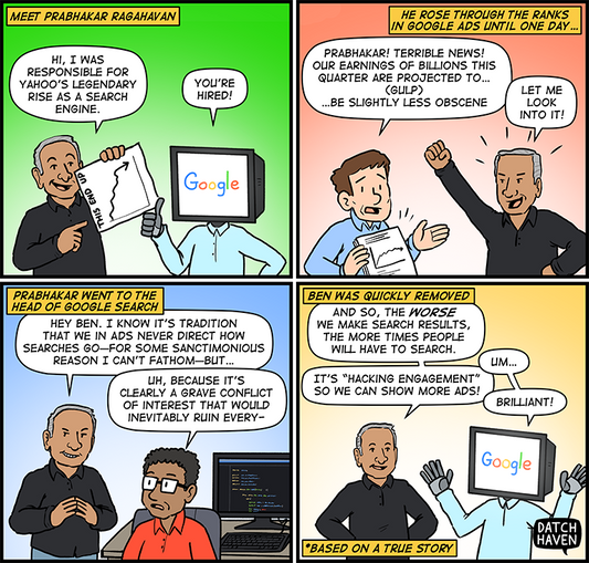 license comic (#006) • ‟Why Google search sucks now”